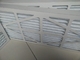 Filtro plegable galvanizado filtración de aluminio de la placa del marco de la eficacia media y de aire del marco